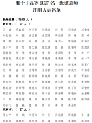 最新公告！9027人獲準注冊一級建造師！