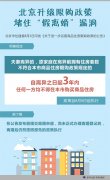 北京：夫妻離異的，離異前擁有住房套數不符合限購政策的，3年內不得在本市購買商品住房。